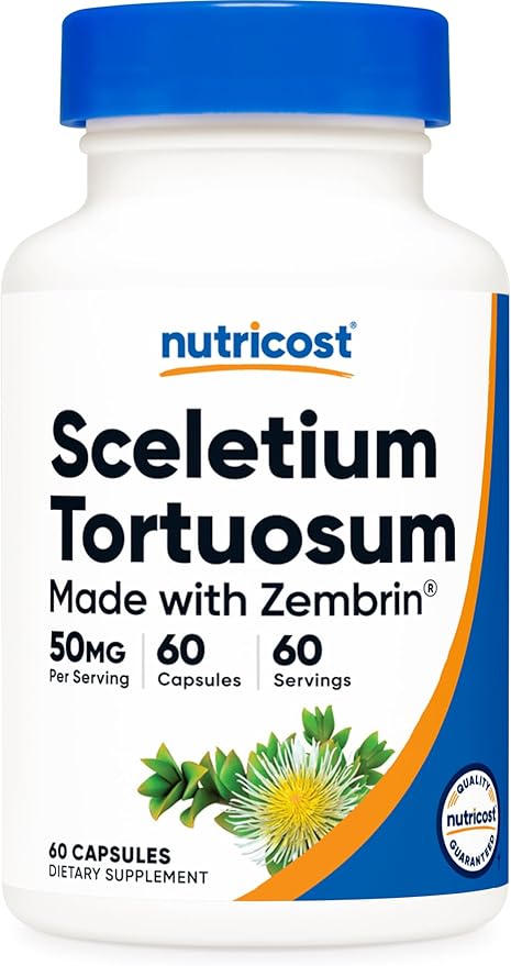 Nutricost Zembrin Kanna Capsules, 50 mg, 60 Count