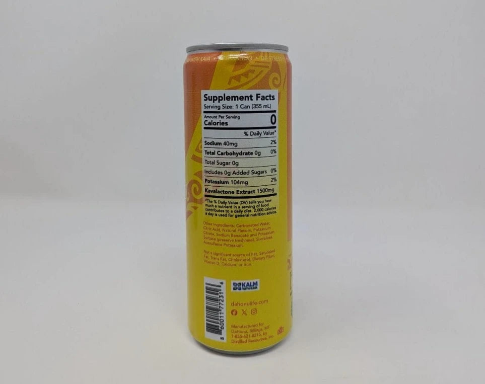 Kava Seltzer Variety Pack, 6 × 355 ml, Zero Sugar, with Kavalactone Extract