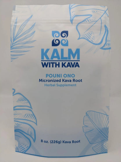 Pouni Ono Micronized Kava, Tongan, 113 g (4 oz)